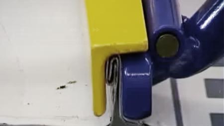 RAU Winkeldoppelfalzer WDF in der Anwendung